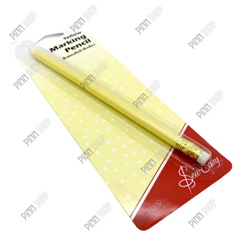 ดินสอเขียนผ้าสีเหลือง