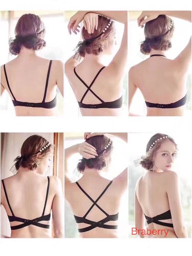 ชุดชั้นใน Low Back อกชิด วีไลน์ เสริมดัน ใส่ได้ถึง 6 แบบ โชว์หลังได้อย่างมั่นใจ มี ดำ เนื้อ 32 34 36 ราคาส่ง 3 ชิ้น คละแบบได้ชุดละ 290 บาท