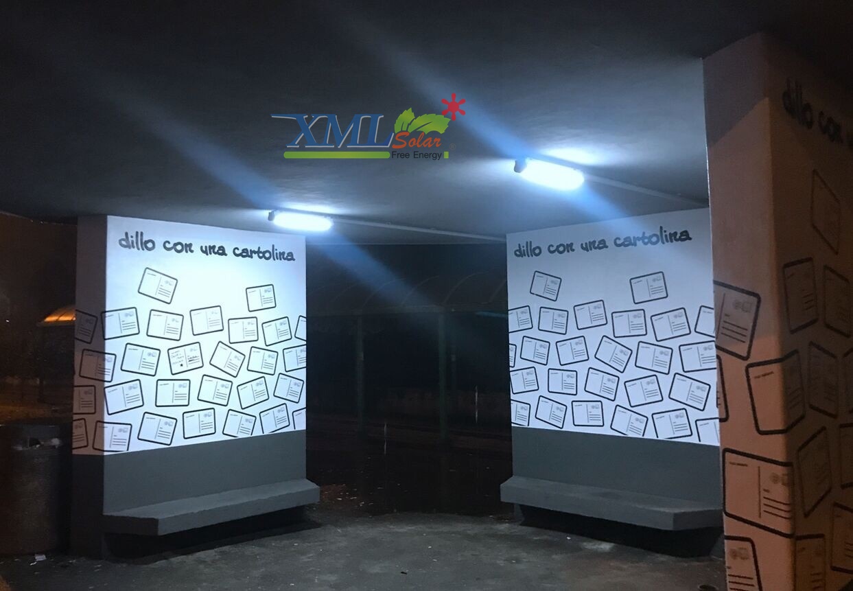 ชุดไฟหลอดยาวโซล่าเซลล์ 30 Watt Monocrystalline (แสง ขาว)
