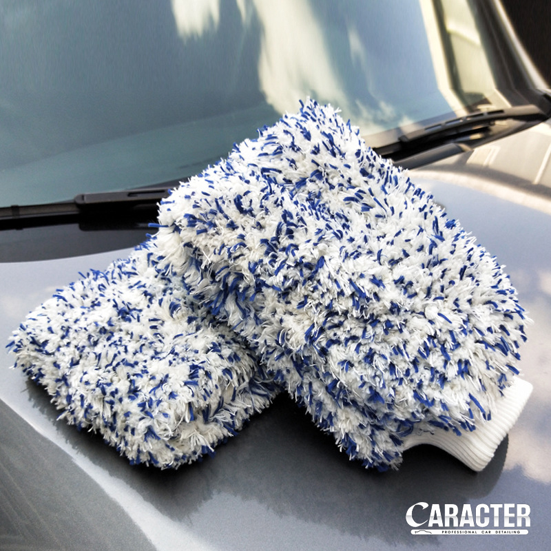 CARACTER Premium Wash Mitt ถุงมือไมโครไฟเบอร์ล้างรถ