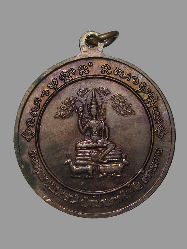 เหรียญพิทักษ์ไพร หลวงปู่ลี วัดภูผาแดง ปี2556