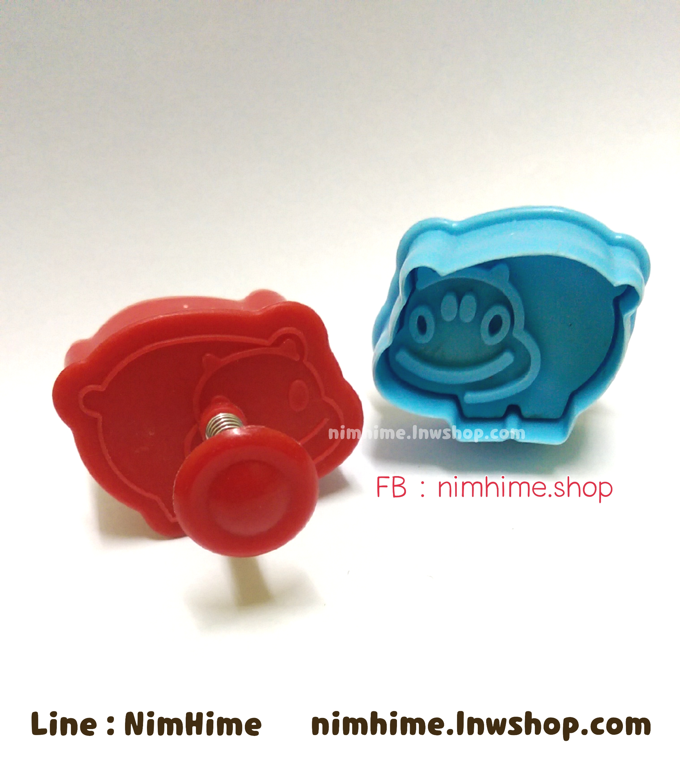 แม่พิมพ์ขนมปัง แซนวิส คานาเป้ ลายฮิปโป เล็ก