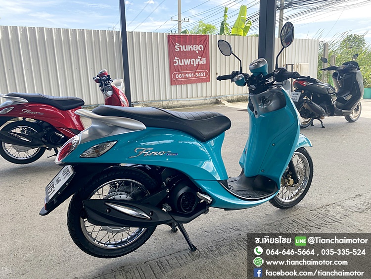 ★ดาวน์7,500★FINO ปี65 สีเขียวมิ้น ชุดสีสวยเป๊ะ วิ่งเพียง 4000 กิโล เหมือนรถใหม่มาก เครื่องเดิมแน่น ประหยัดน้ำมัน ราคา 41,900