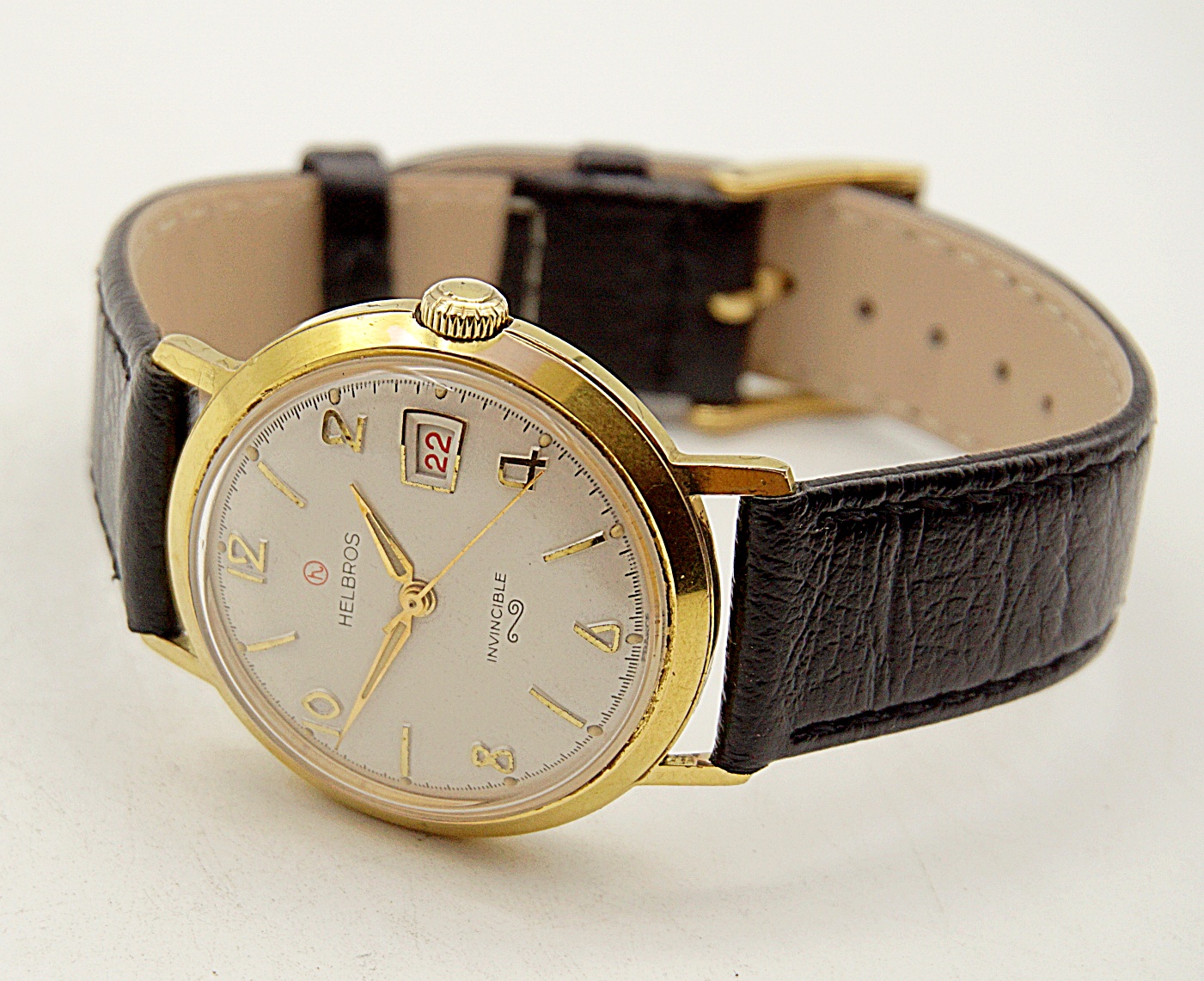 นาฬิกาเก่า HELBROS ไขลาน
