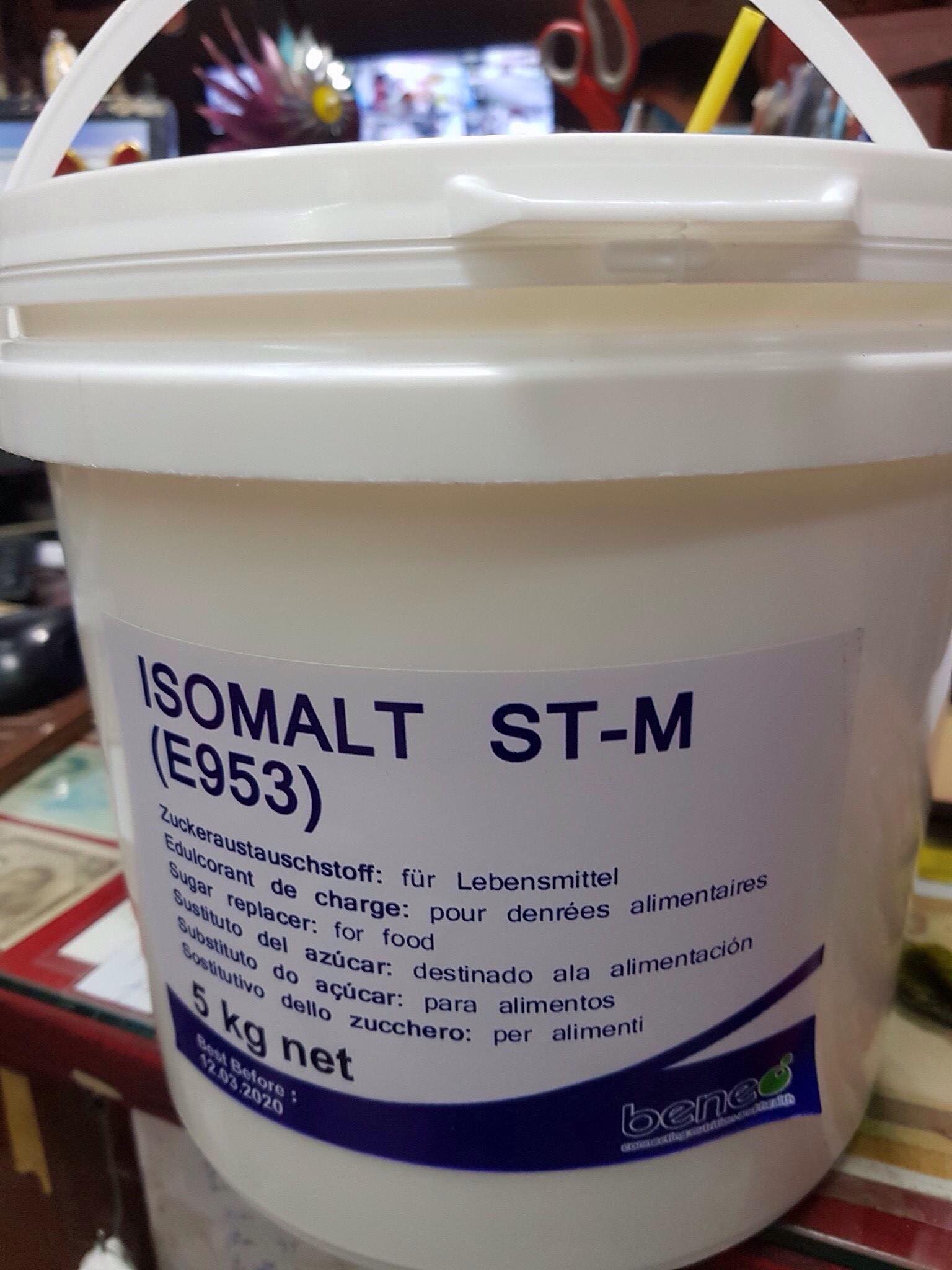น้ำตาลไอโซมอล Isomalt ไอโซมอลต์ 1กก ตอนนี้แพ็คใส่ถุงซิปนะคะ