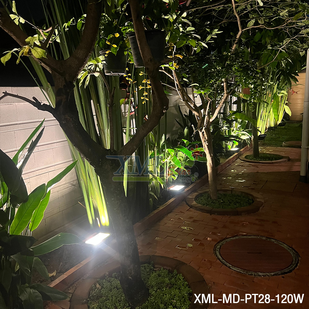 ไฟสปอตไลท์โซล่าเซลล์ 50W / 80W / 120W / 200W / 300W / 400W รุ่น MD-PT28