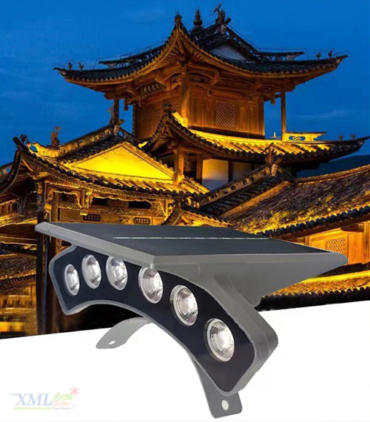 ไฟโซล่าเซลล์ติดหลังคาเก๋งจีน LSXML-218 (แสง : เหลืองวอมไวท์)(1 แถม 1)