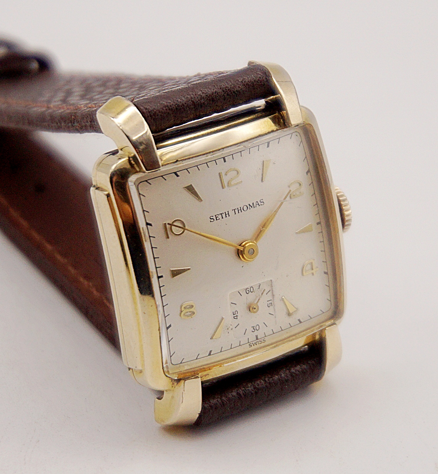 นาฬิกาเก่า SETH THOMAS ไขลานสองเข็มครึ่ง