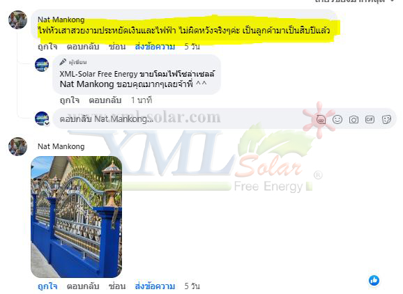 หัวเสาทรงยุโรป ไซต์ใหญ่ (สีทอง) เปิดได้ 2 แสง