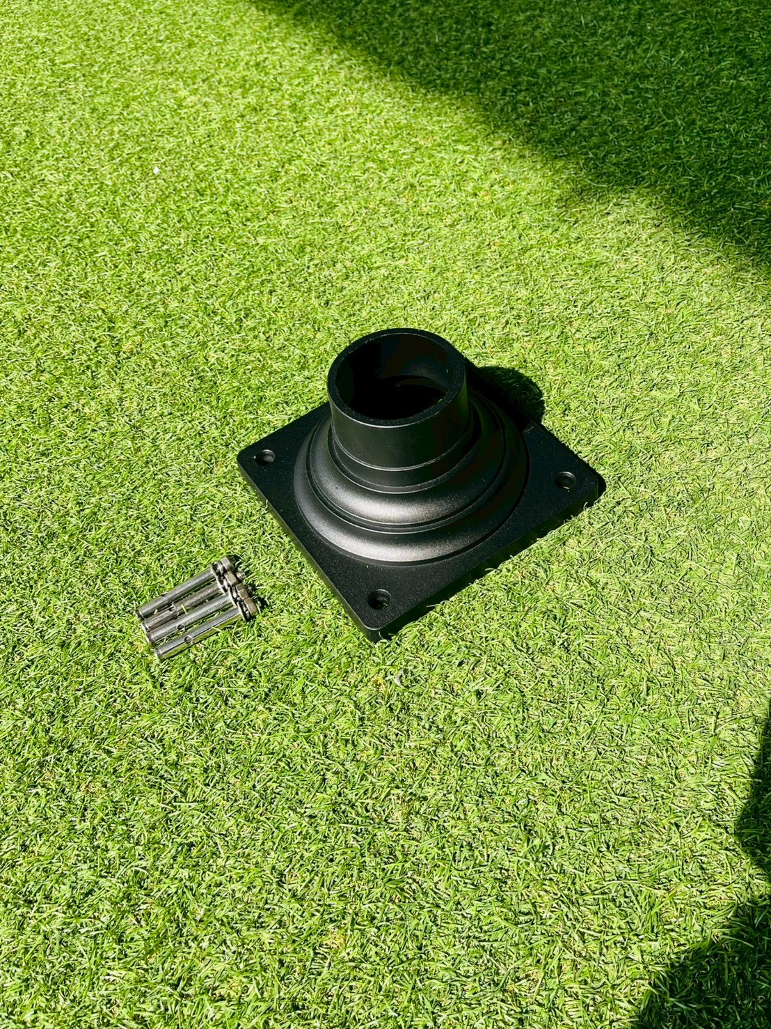 ฐานสวมโคมไฟ ปลายเสา 3 นิ้ว