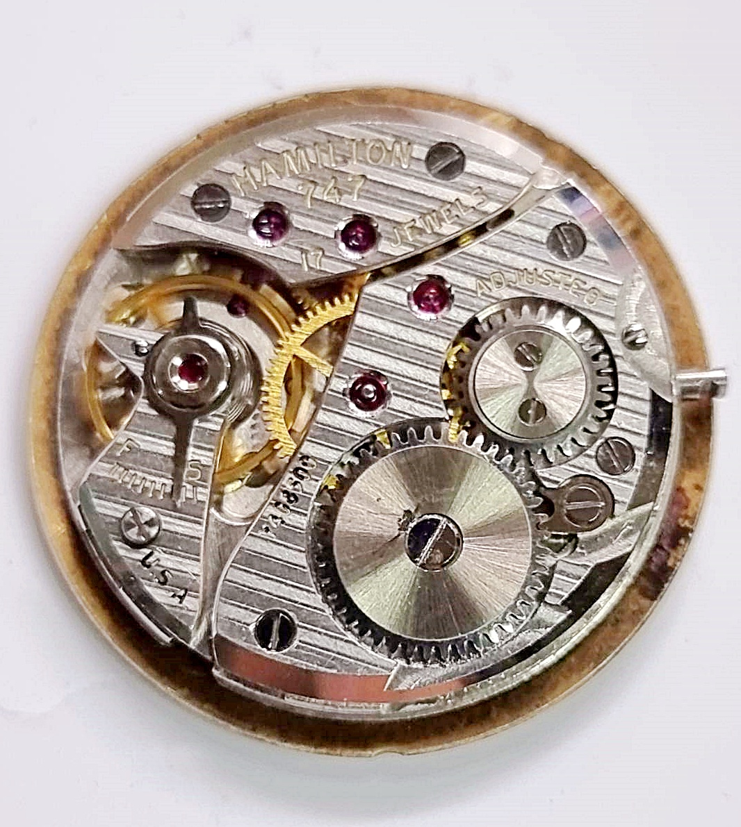 นาฬิกาเก่า HAMILTON ไขลานสองเข็มครึ่ง