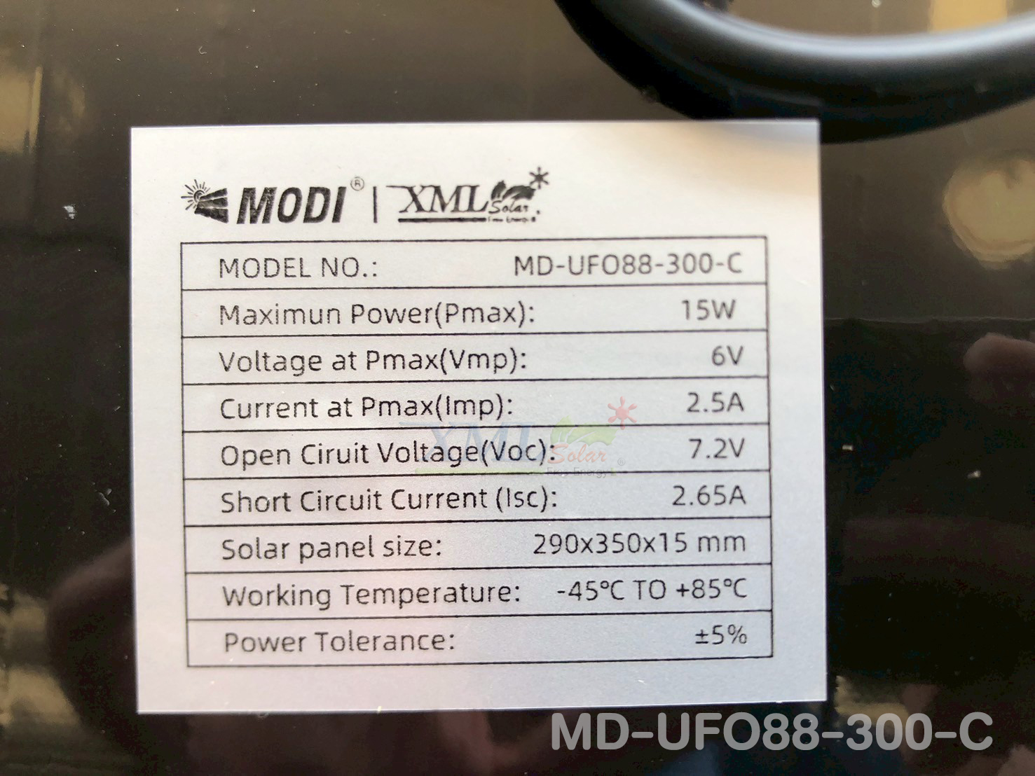 โคมไฟโซล่าเซลล์ ติดเพดาน MD-UFO88 รุ่น C (เปิดได้ 3 แสง)