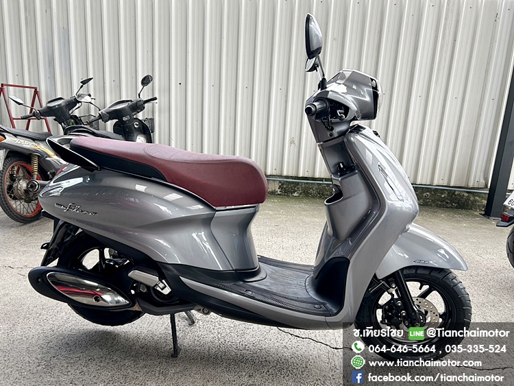 GRAND FILANO ปี67 ABS กุญแจรีโมท เครื่องเดิมแน่น ชุดสีสวยเป๊ะ หรูหรา ศูนย์ดี ประหยัด เครื่องดีเยี่ยม ราคา 59,900