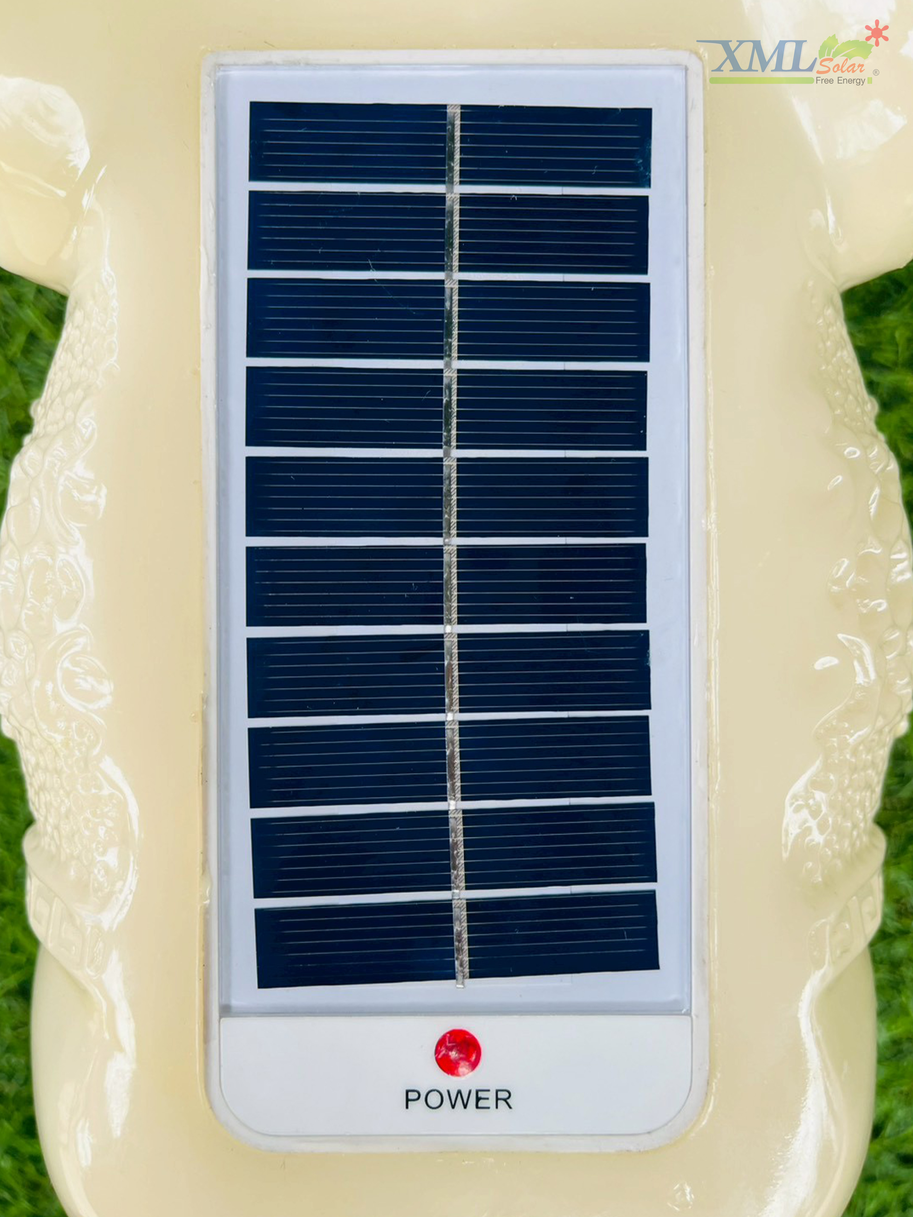 ไฟตุ๊กตาโซล่าเซลล์ ประดับสวน รูปช้าง รุ่น JD-DX88 (เปิดได้ 2 แสง)