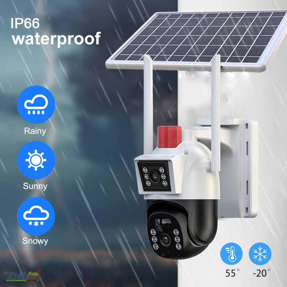 กล้องวงจรปิดโซล่าเซลล์ 4MP EseeCloud (4G) Solar CCTV Camera With 4G รุ่น SCG402P10