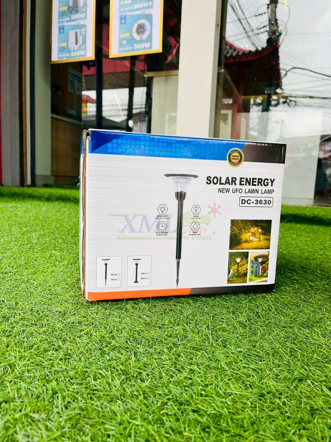 โคมไฟตั้งพื้นโซล่าเซลล์ รุ่น TC-3630 (เปิดได้ 2 แสง)