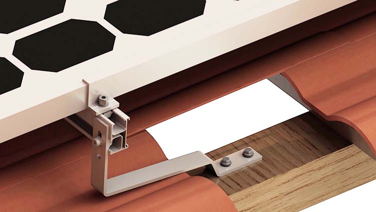 Tile Hook For Flat Roof ขายึดรางสำหรับกระเบื้องแผ่นเรียบ