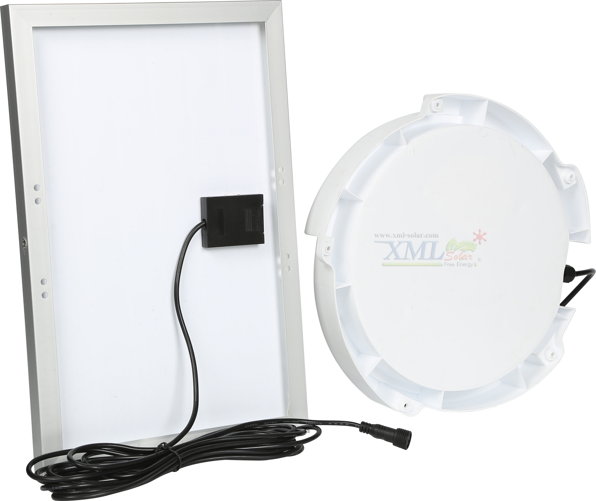 โคมไฟซาลาเปาโซล่าเซลล์ ติดเพดาน-ผนัง รุ่น 80W. (แสงขาว)