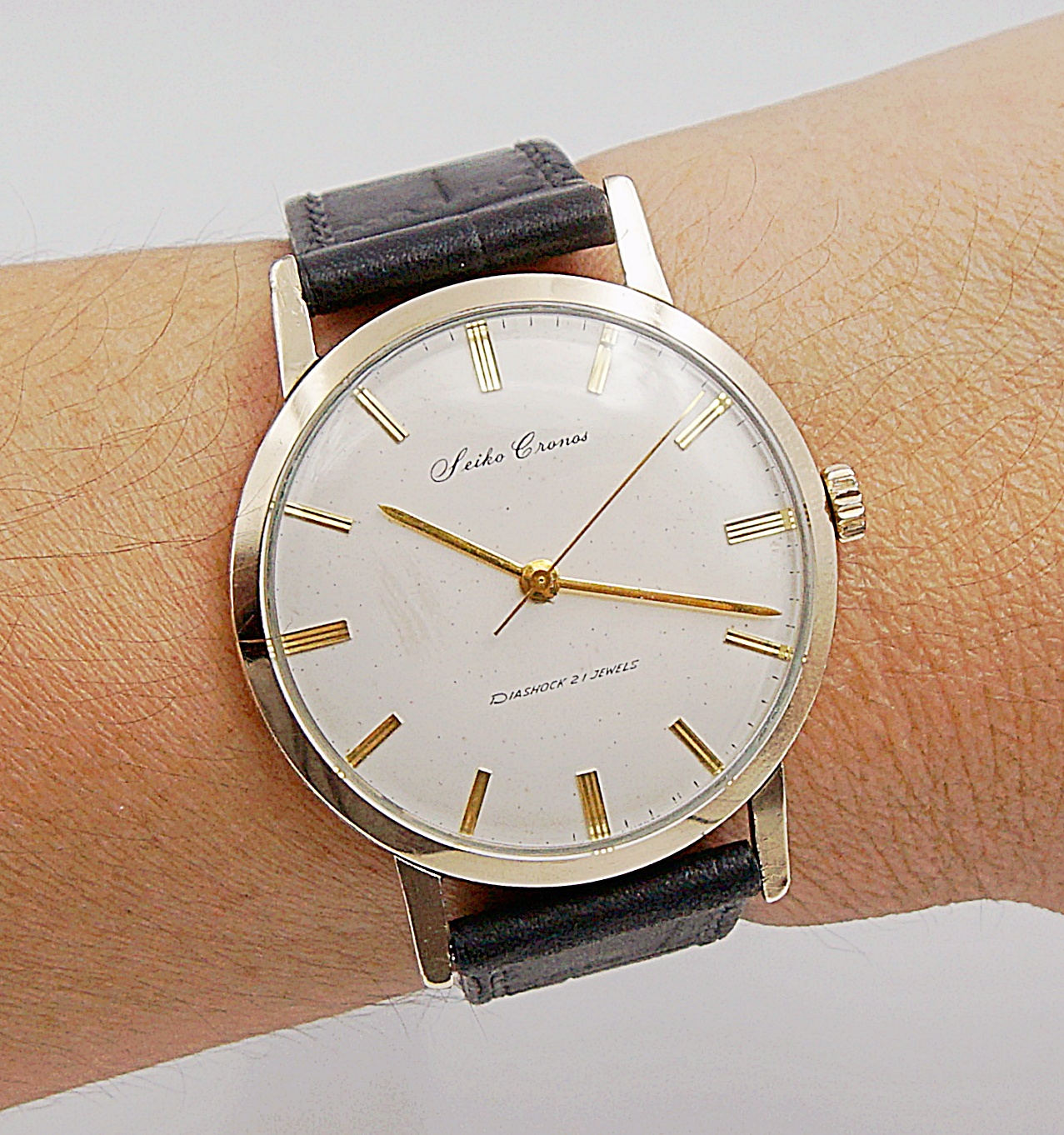 นาฬิกาเก่า SEIKO CRONOS ไขลาน