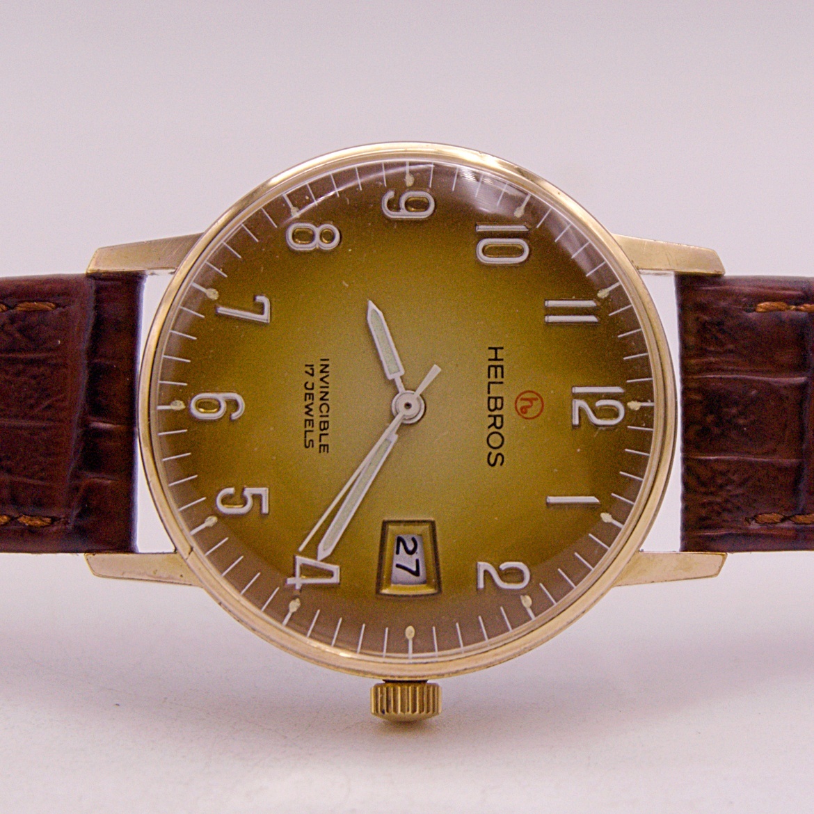 นาฬิกาเก่า HELBROS ไขลาน