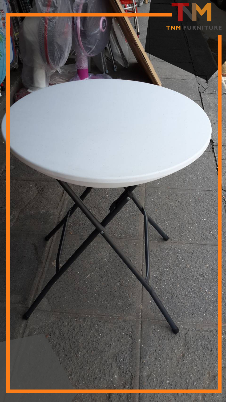 โต๊ะกลมเอนกประสงค์ 60cm.รุ่น FPO-60