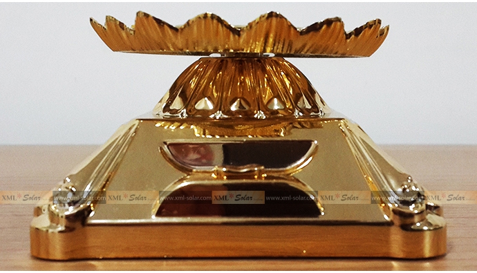 เเท่นโชว์สินค้าหมุนได้ พลังเเสงอาทิตย์ (รุ่น สีทอง)