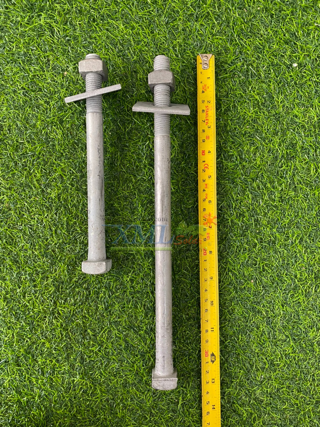 น๊อตยึดเสาไฟฟ้าปูน 8 นิ้ว + เเถม ฟรี น็อตเล็ก 4 ตัว