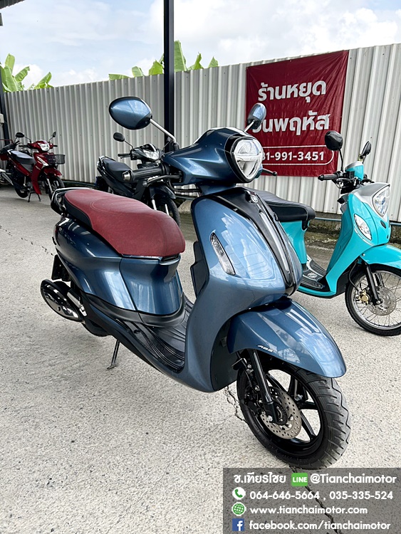 ★ฟรีดาวน์★GRAND FILANO ปี67 ABS ตัวรีโมท สีน้ำเงินแก้ว วิ่งน้อย เครื่องเดิมแน่น ชุดสีสวยเป๊ะ ประหยัดน้ำมัน ขับขี่นิ่มๆ ราคา 59,500