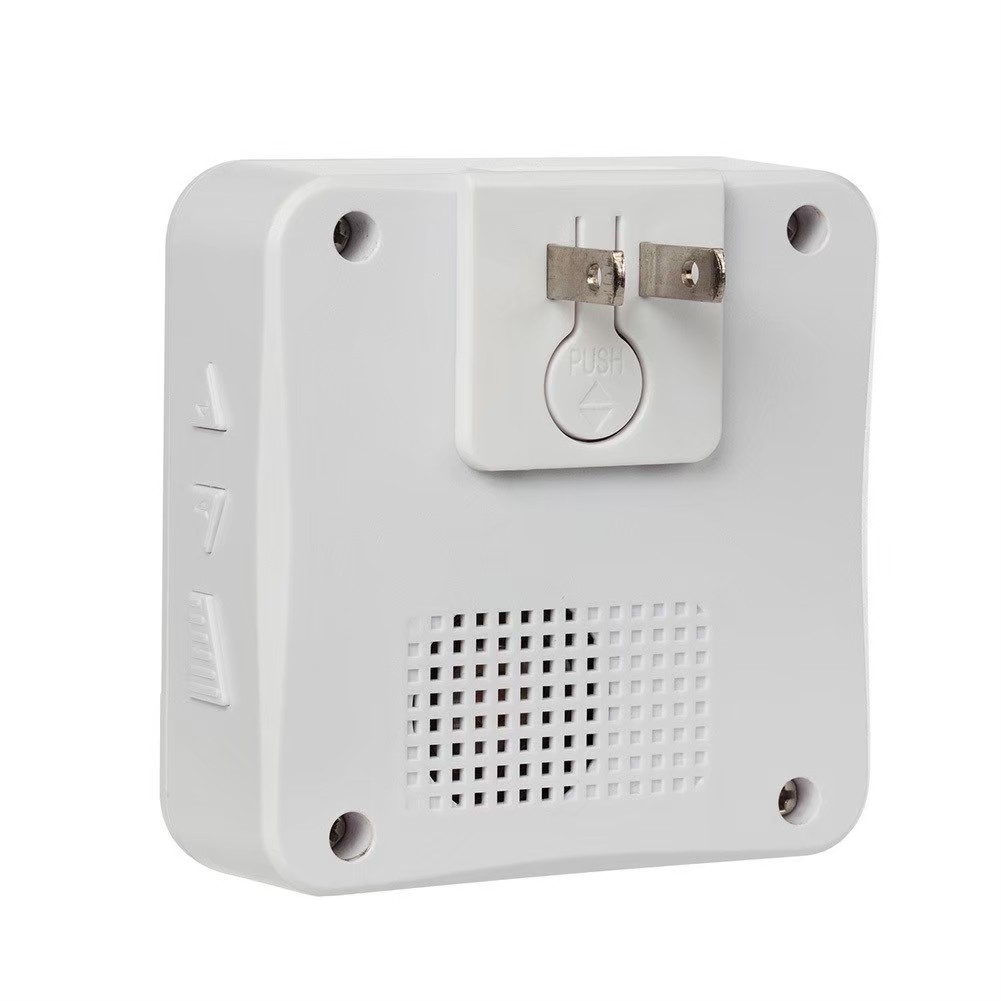 กริ่งโซล่าเซลล์ อเนกประสงค์ สีขาว (Solar Doorbell)