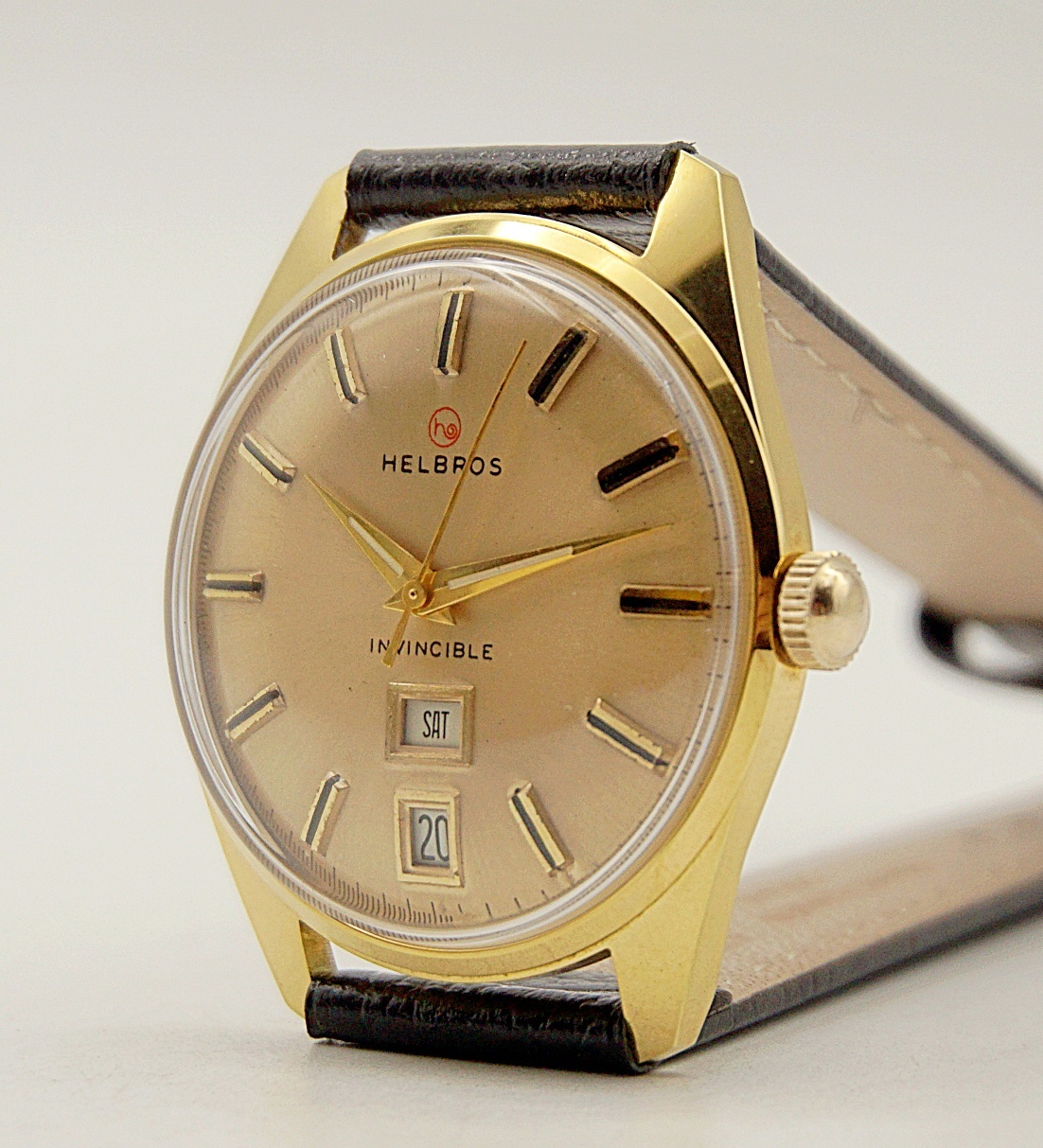 นาฬิกาเก่า HELBROS ไขลาน