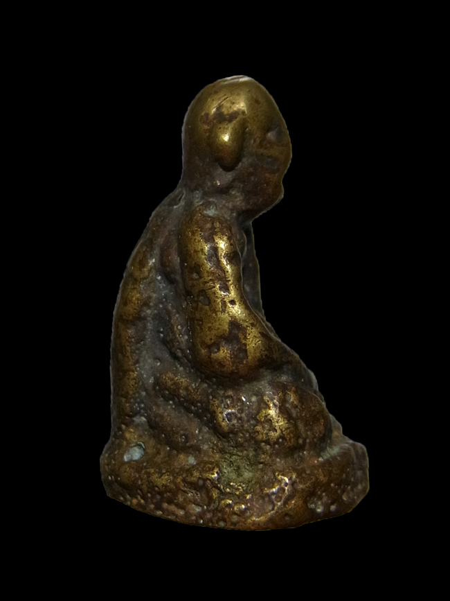 รูปหล่อหลวงพ่อเขียน วัดสำนักขุนเณร พิมพ์หน้าลิงใหญ่ ปี2496