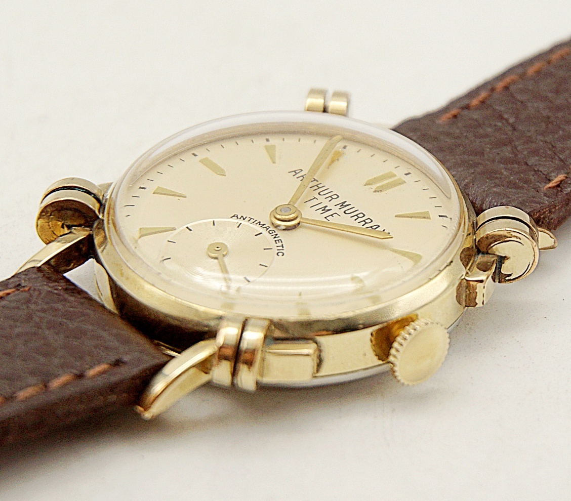 นาฬิกาเก่า ARTHUR MURRAY ไขลานสองเข็มครึ่ง