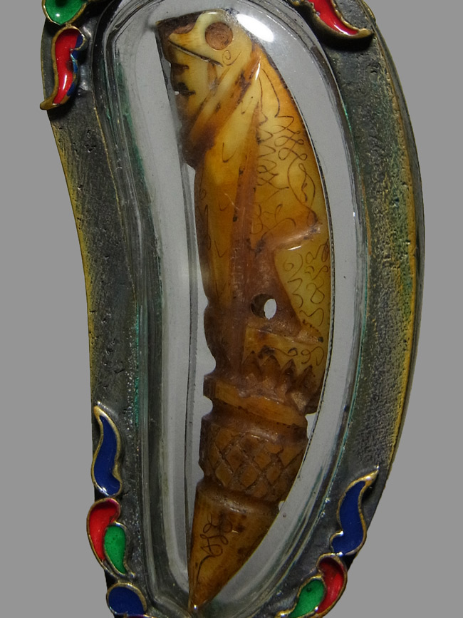 เสือ หลวงพ่อเรือน วัดบางเหี้ย เลี่ยมเงิน