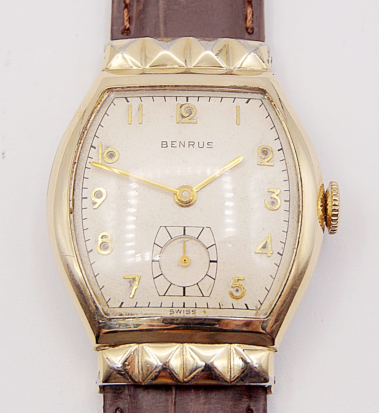 นาฬิกาเก่า BENRUS ไขลานสองเข็มครึ่ง