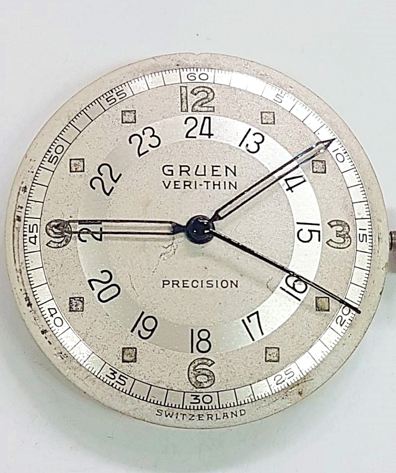 นาฬิกาเก่า GRUEN PAN AM ไขลาน