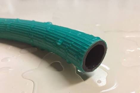 สายยาง สายน้ำ สีเขียว เกรดมาตรฐาน ขนาด 1 นิ้ว ความยาว 100 เมตร