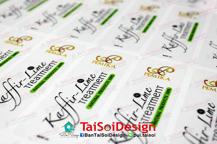 สติ๊กเกอร์พีวีซีใส