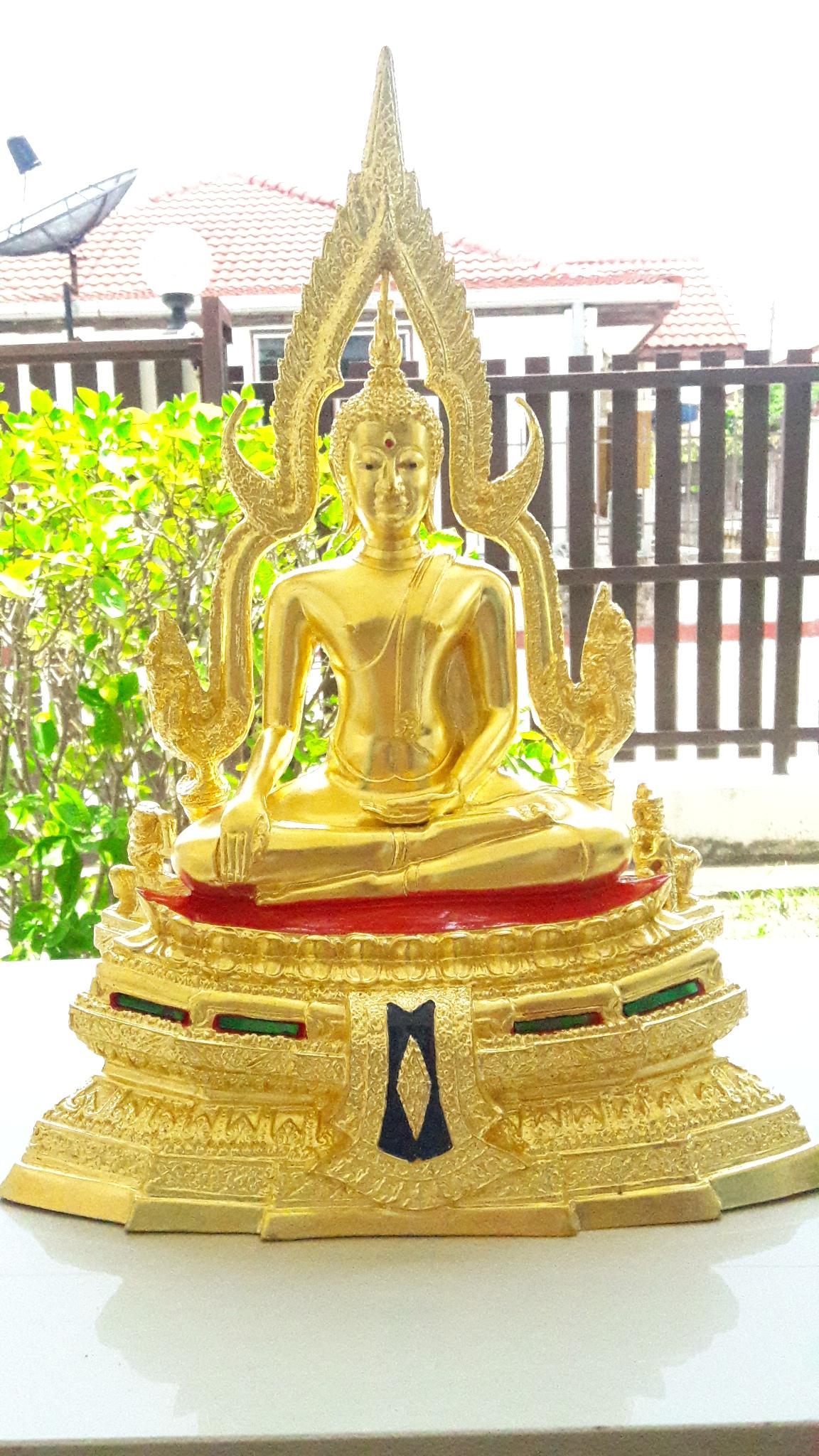 พระพุทธชินราช หน้าตัก 5.9 นิ้ว ปิดทองแท้ รหัส0146
