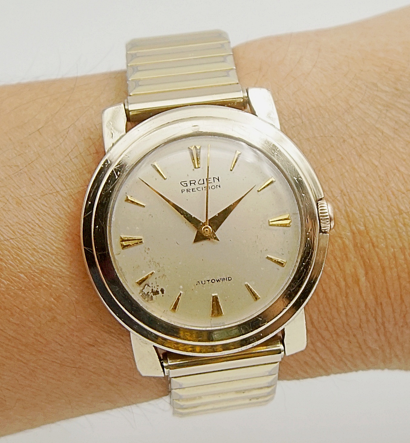 นาฬิกาเก่า GRUEN ออโตเมติกครึ่งรอบ