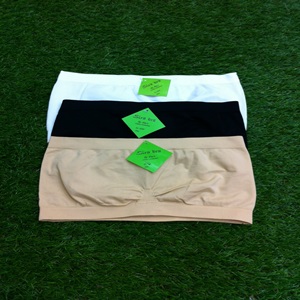 เกาะอก เนื้อผ้านิ่ม ใส่สบายไม่อึดอัด มี 3 สี ขาว,เนื้อ,ดำ ฟรีไซส์ ราคาส่ง 3 ชิ้นคละแบบได้ ตัวละ 80 บาท