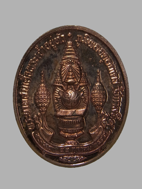 เหรียญทรงผนวช รัชกาลที่ 9 พลังแผ่นดิน ปี2554