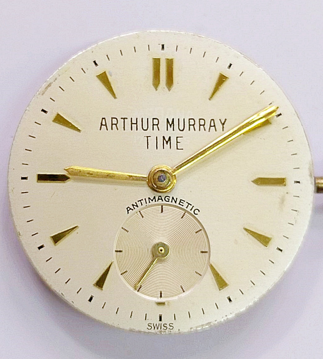 นาฬิกาเก่า ARTHUR MURRAY ไขลานสองเข็มครึ่ง