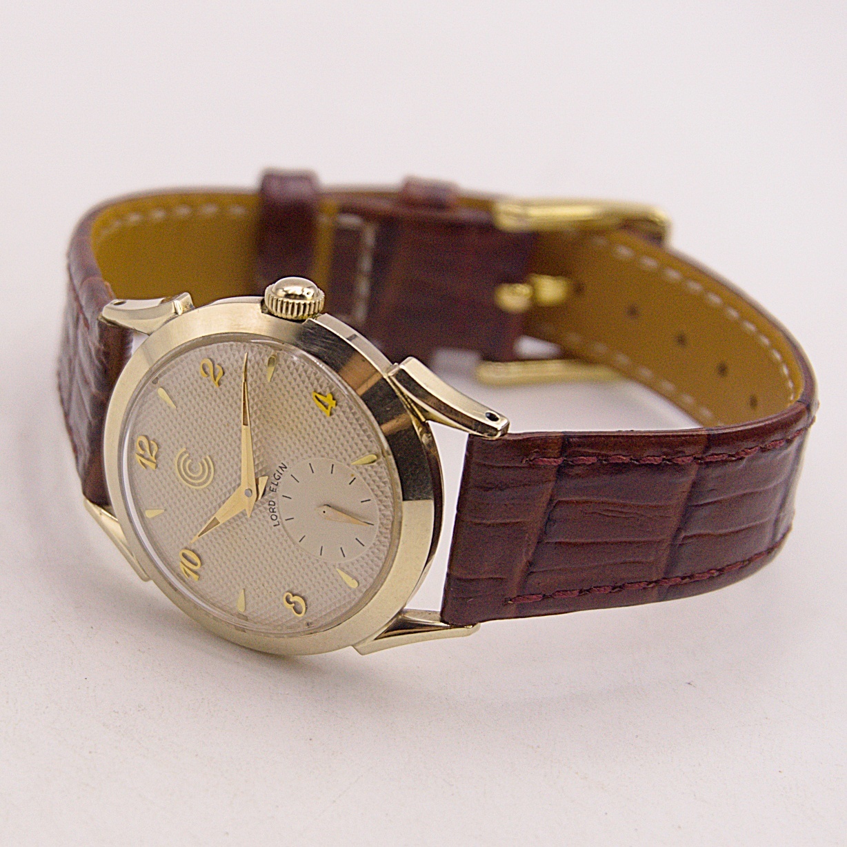 นาฬิกาเก่า LORD ELGIN ไขลานสองเข็มครึ่ง