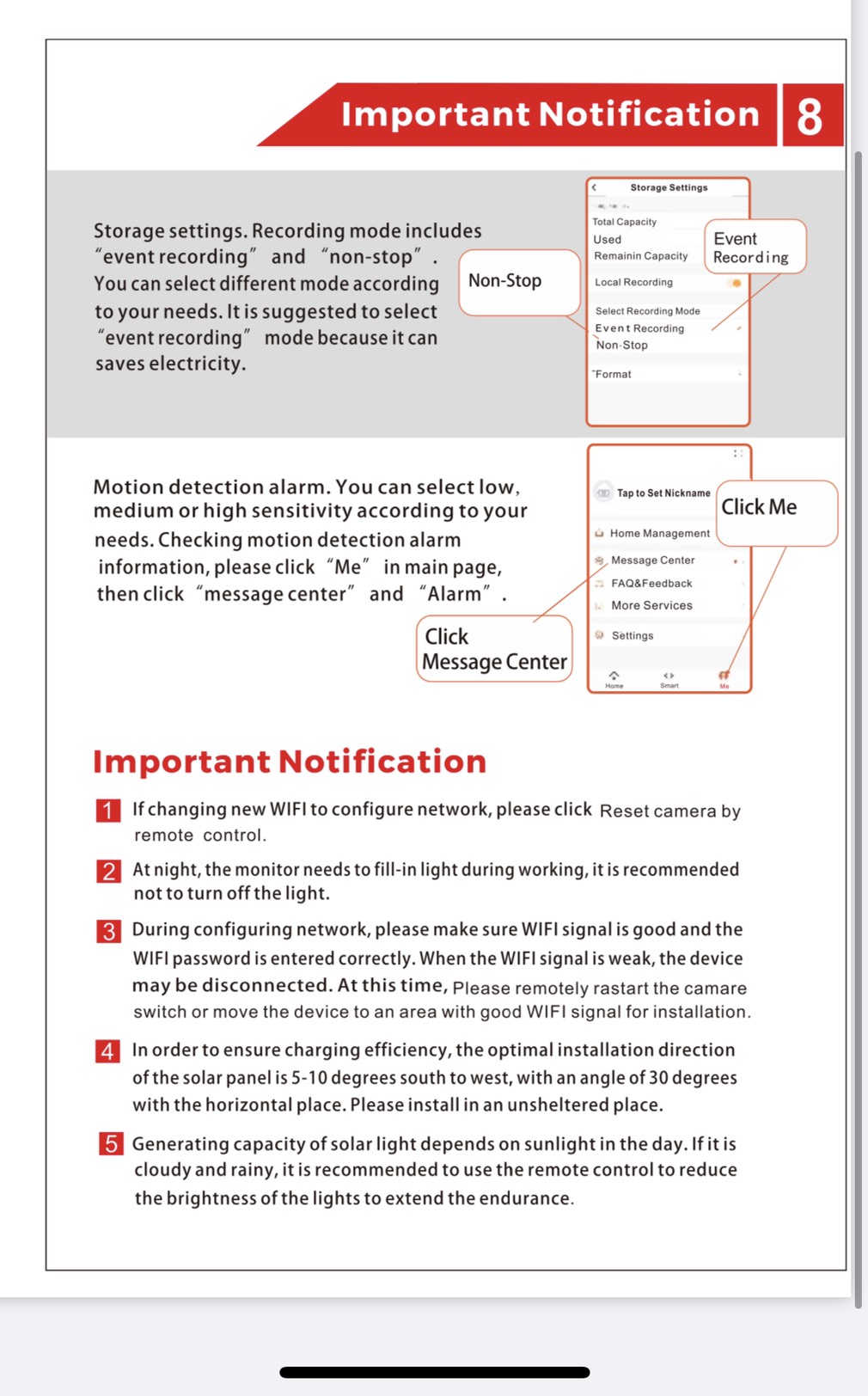ไฟสปอตไลท์โซล่าเซลล์ 300 W. รุ่น Smart IOT With CCTV Camera (เเสง : ขาว)