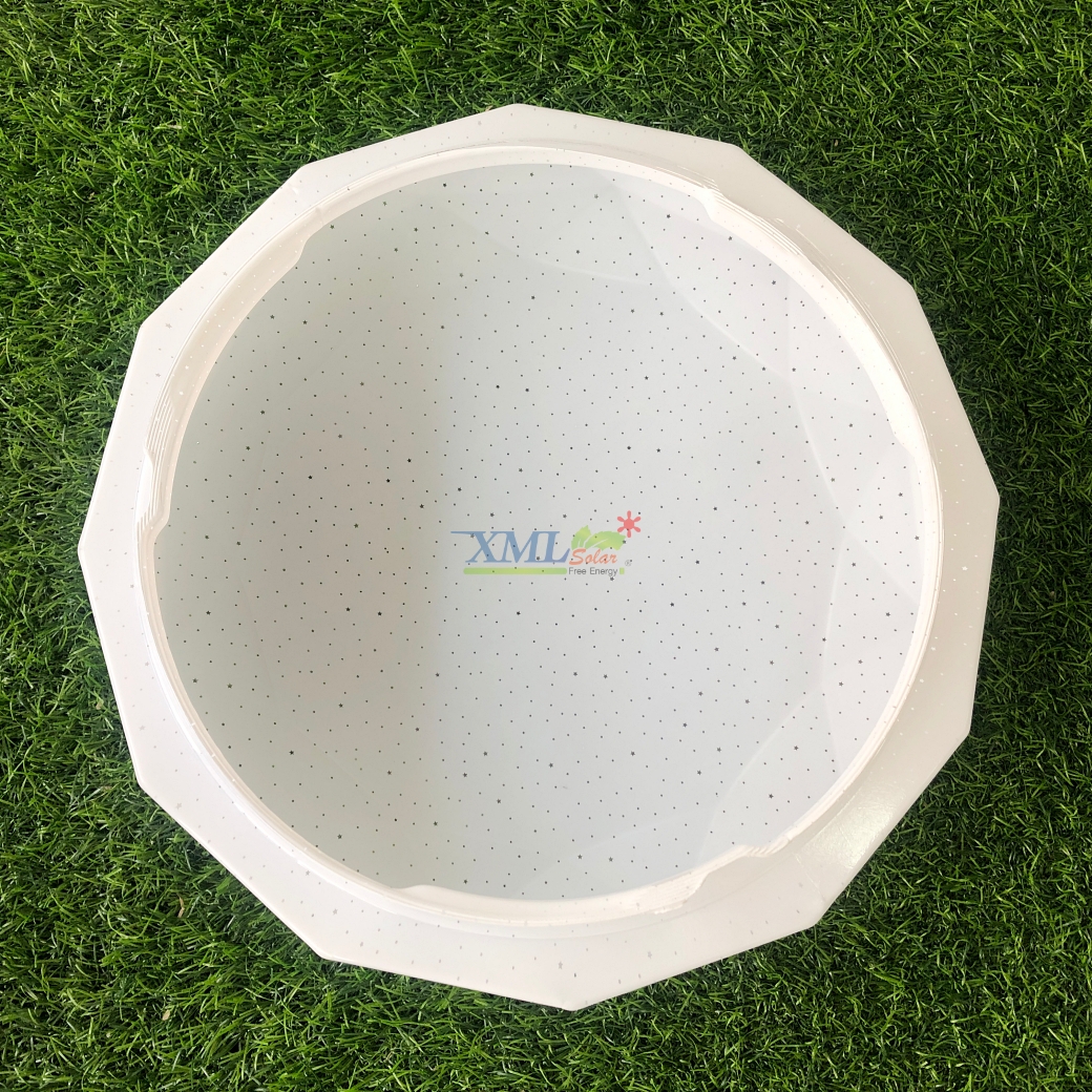 โคมไฟซาลาเปาโซล่าเซลล์ ติดเพดาน-ผนัง 30W Super Bright (แสงขาว)