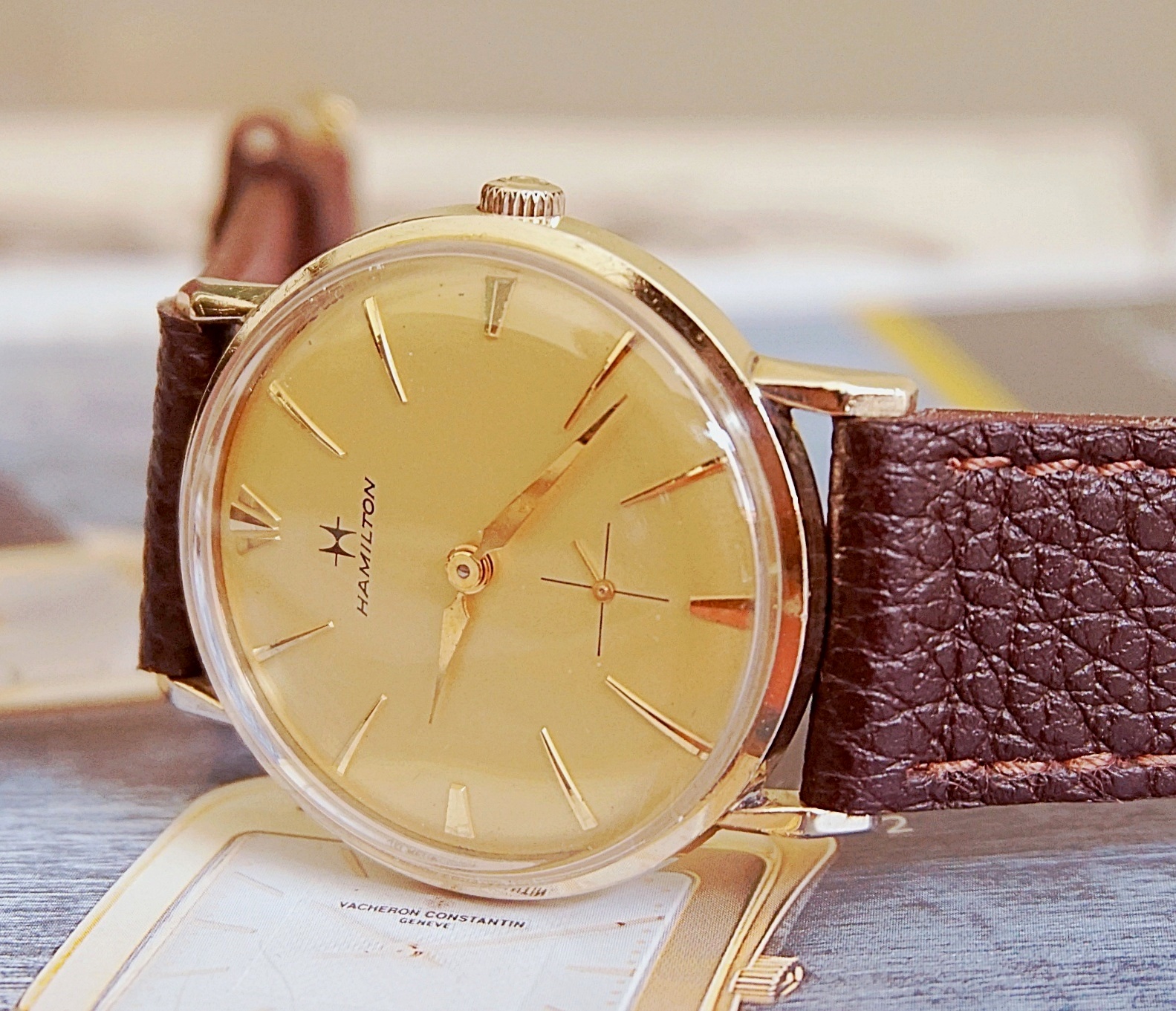 นาฬิกาเก่า HAMILTON ไขลาน