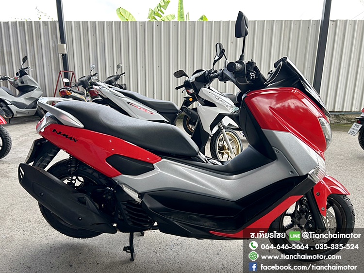 ★ดาวน์8,000★NMAX ปี60 สีแดง เครื่องเดิมๆ ชุดสีใหม่สวยเป๊ะ เครื่องแน่น เครื่องดี ศูนย์ดี รถพร้อมใช้งาน ราคา 43,900 (ตามสภาพ)