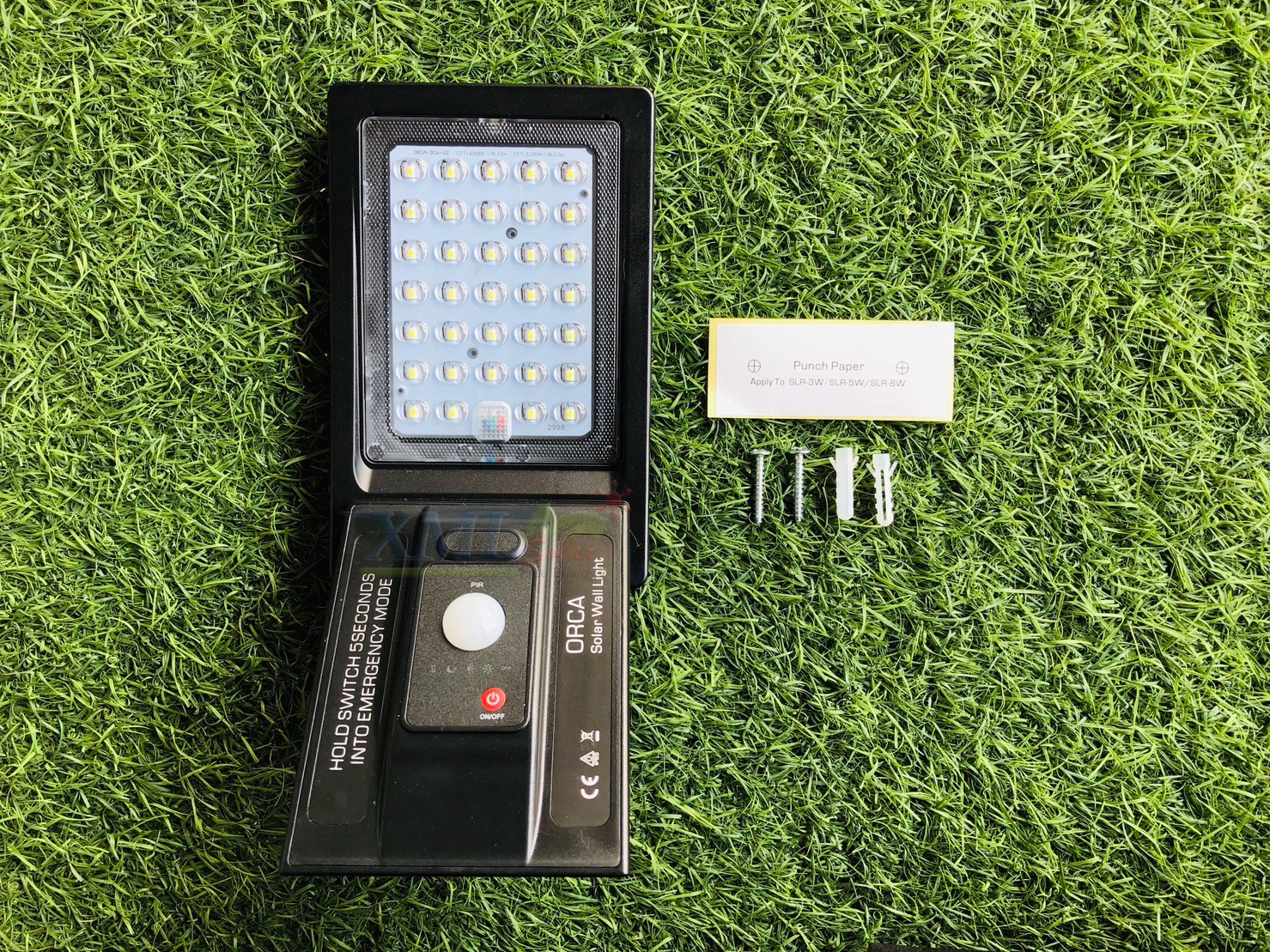 ไฟติดผนังโซล่าเซลล์ รุ่น ORCA-3W