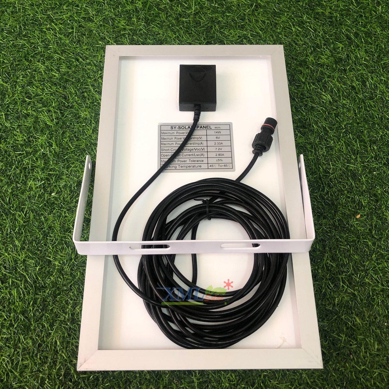 สปอร์ตไลท์โซล่าเซลล์ 25 W.รุ่นใหม่ JD8825L (แสง : เหลืองวอมไวท์)