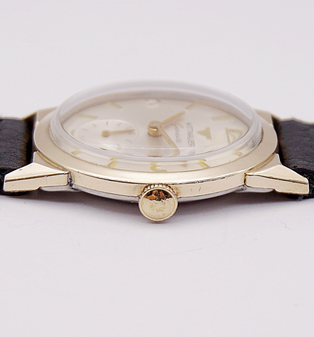 นาฬิกาเก่า WITTNAUER BY LONGINES ไขลานสองเข็มครึ่ง